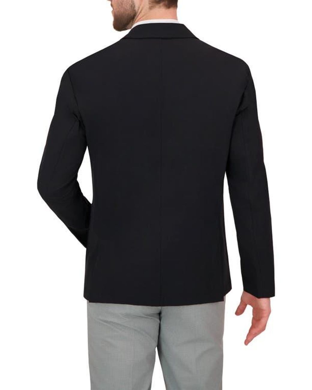 C-LAB NYC Black Packable Woven Tech Jacket for men
