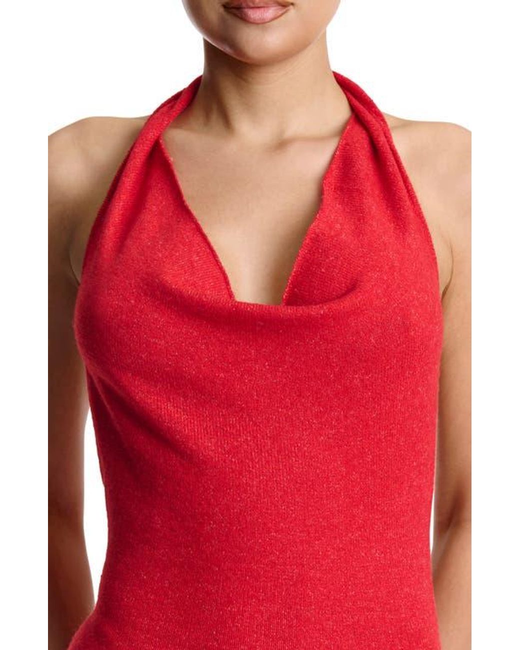 tie halter maxi dress MAREN SATIN HALTER MAXI Dress | Tie-Neck Wedding Guest Dress