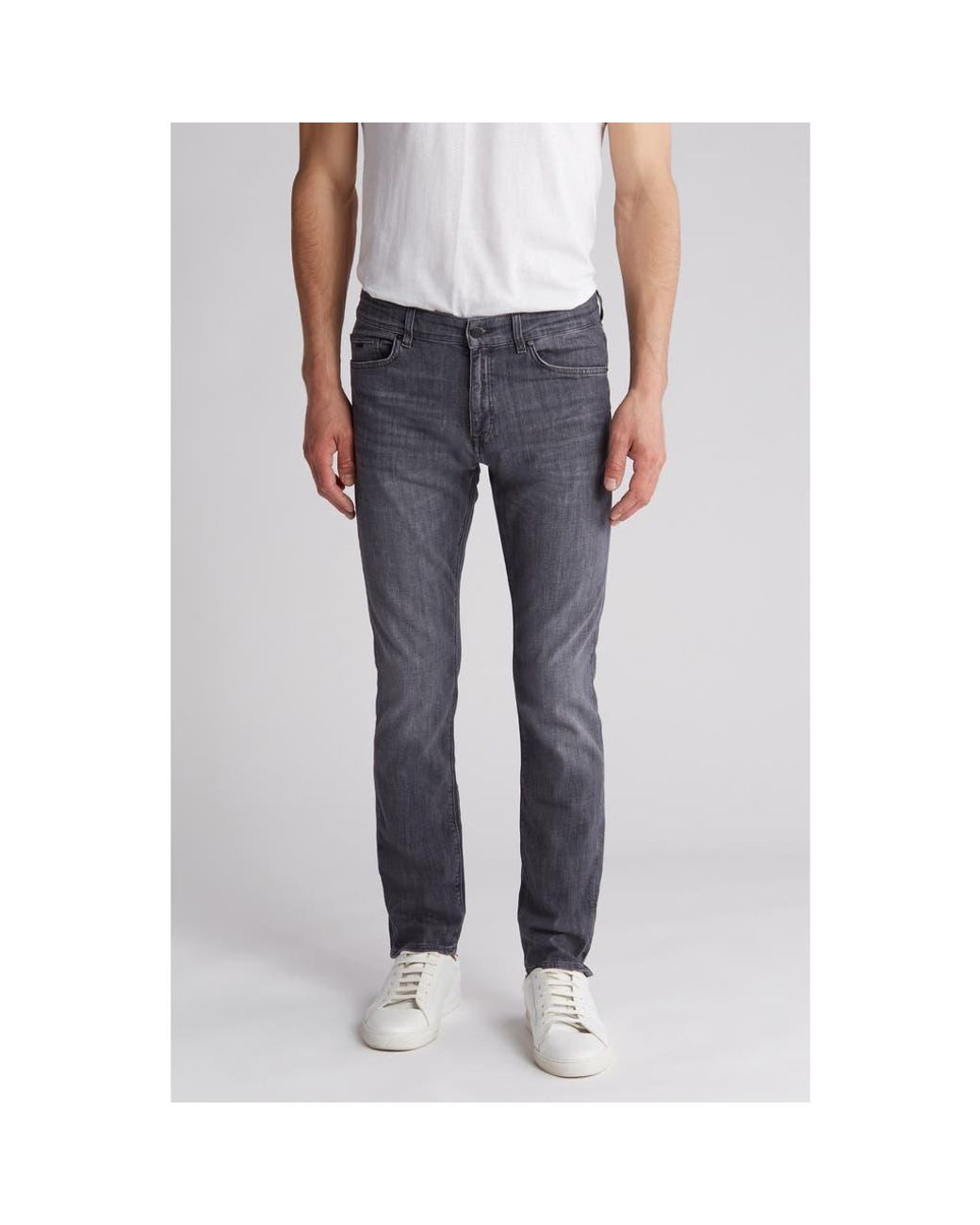 BOSS Maine 3 Skinny Jeans in Gray for Men Lyst