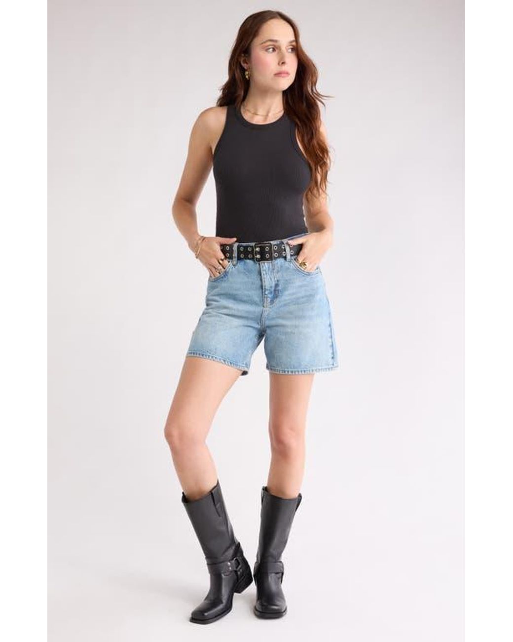 Abound Black Rib Tank