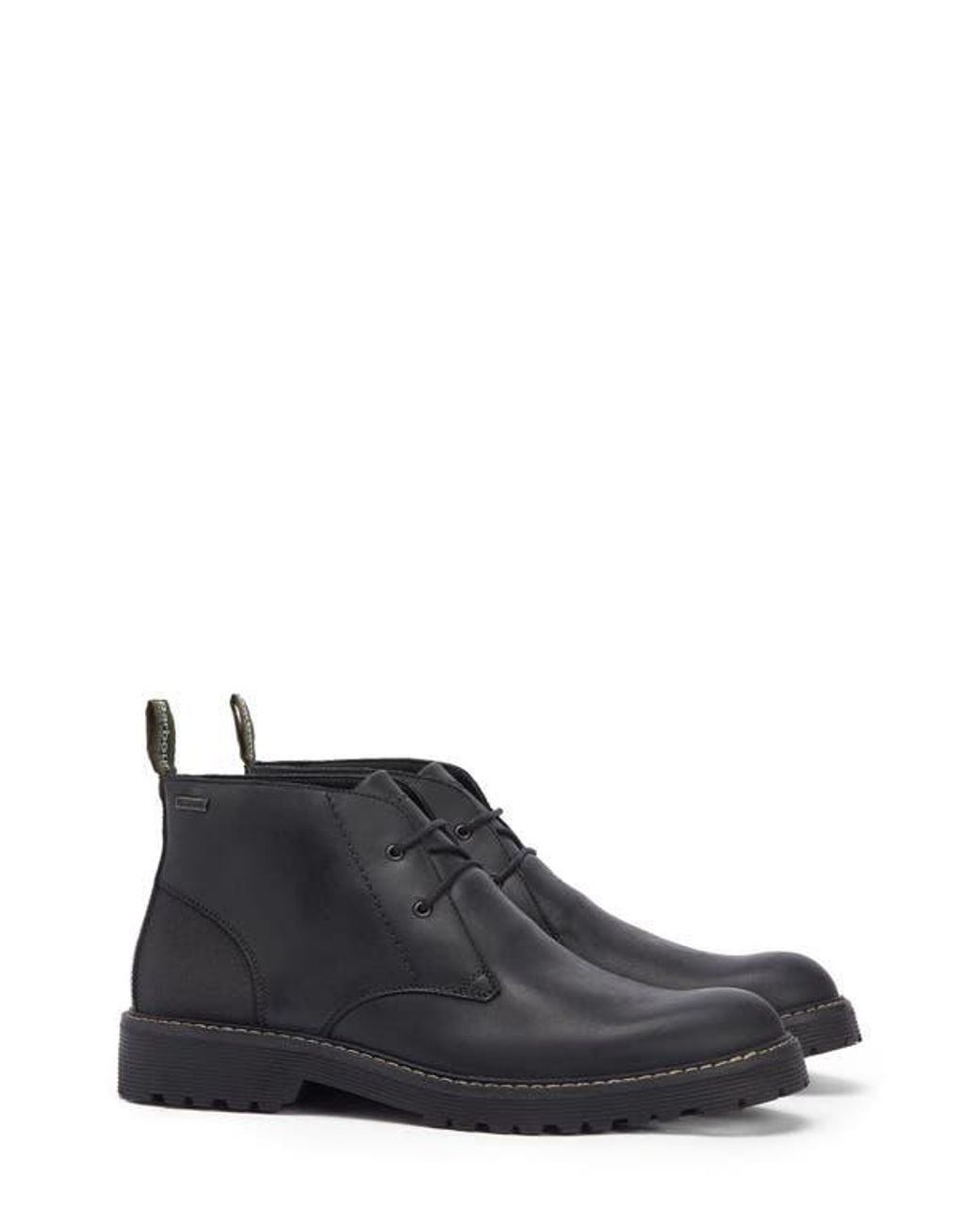 Barbour Black Maxwell Waterproof Chukka Boot for men