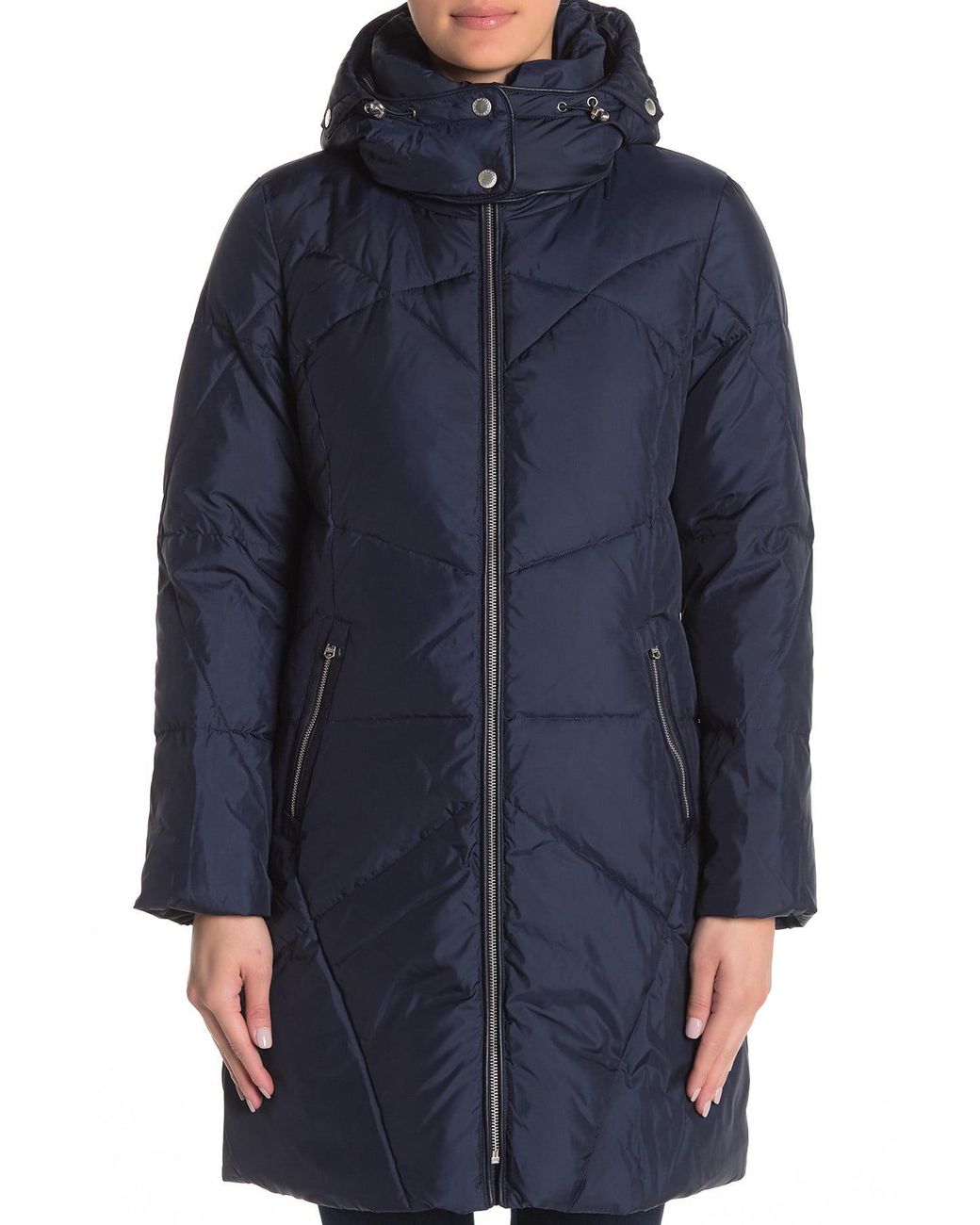 cole haan padded stitch puffer jacket