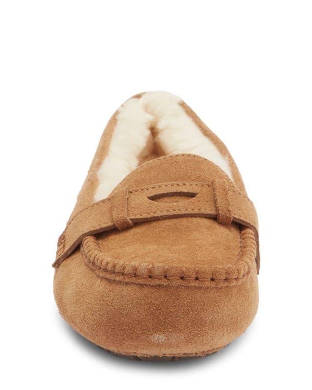 UGG Willow Moc Toe Loafer in Natural | Lyst