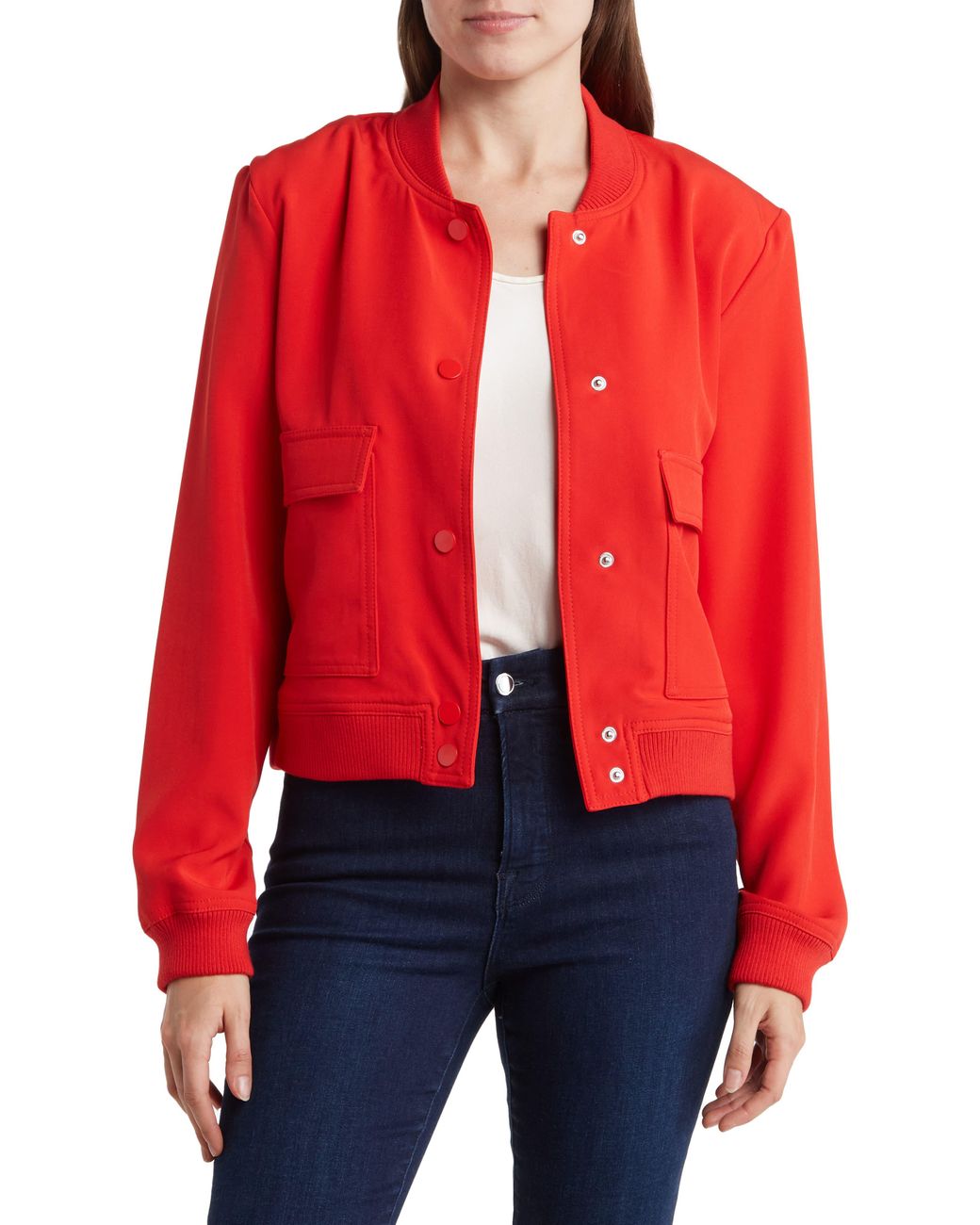 Rachel roy shop floral bomber jacket