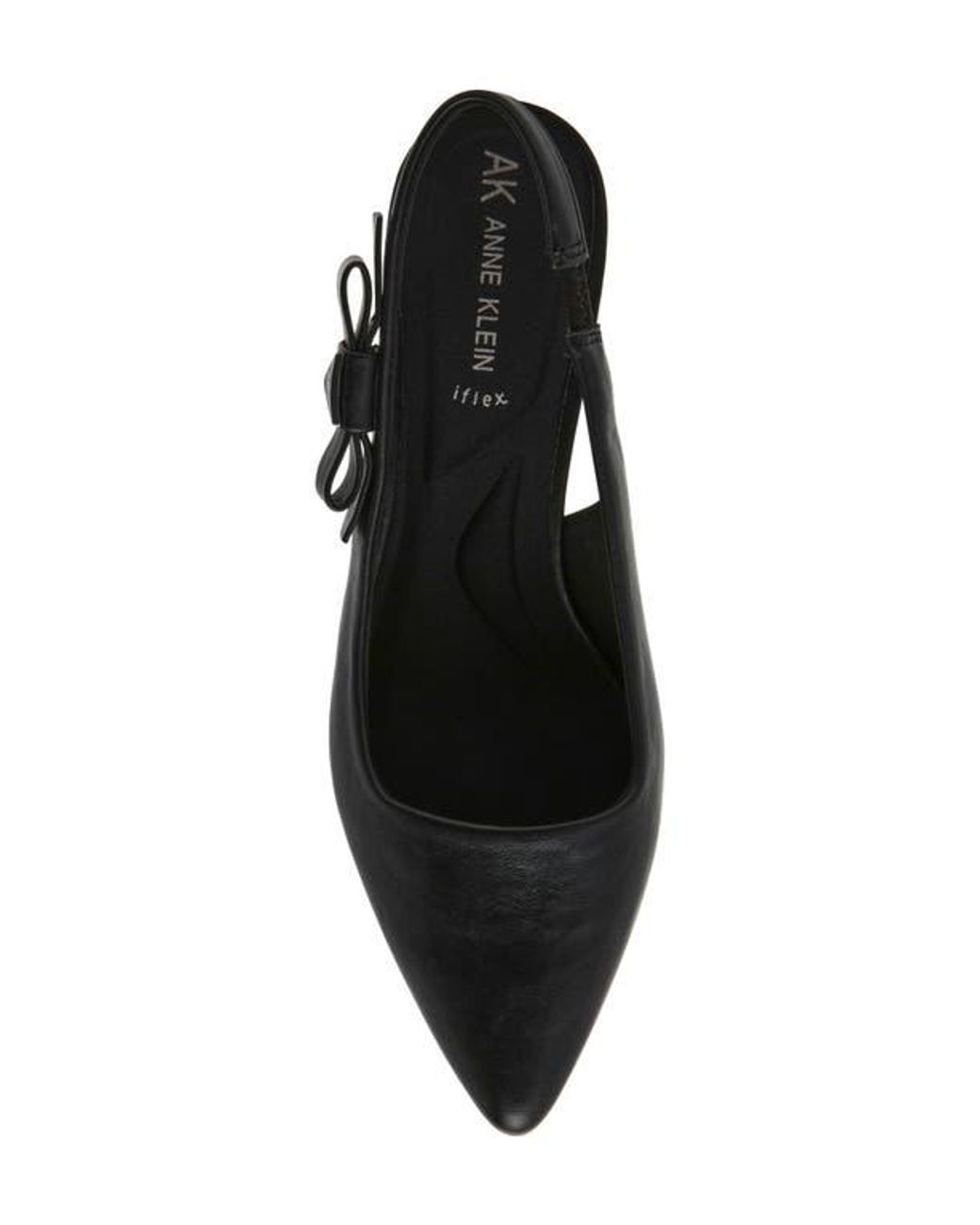 Anne Klein Black Ibbey Slingback Pump