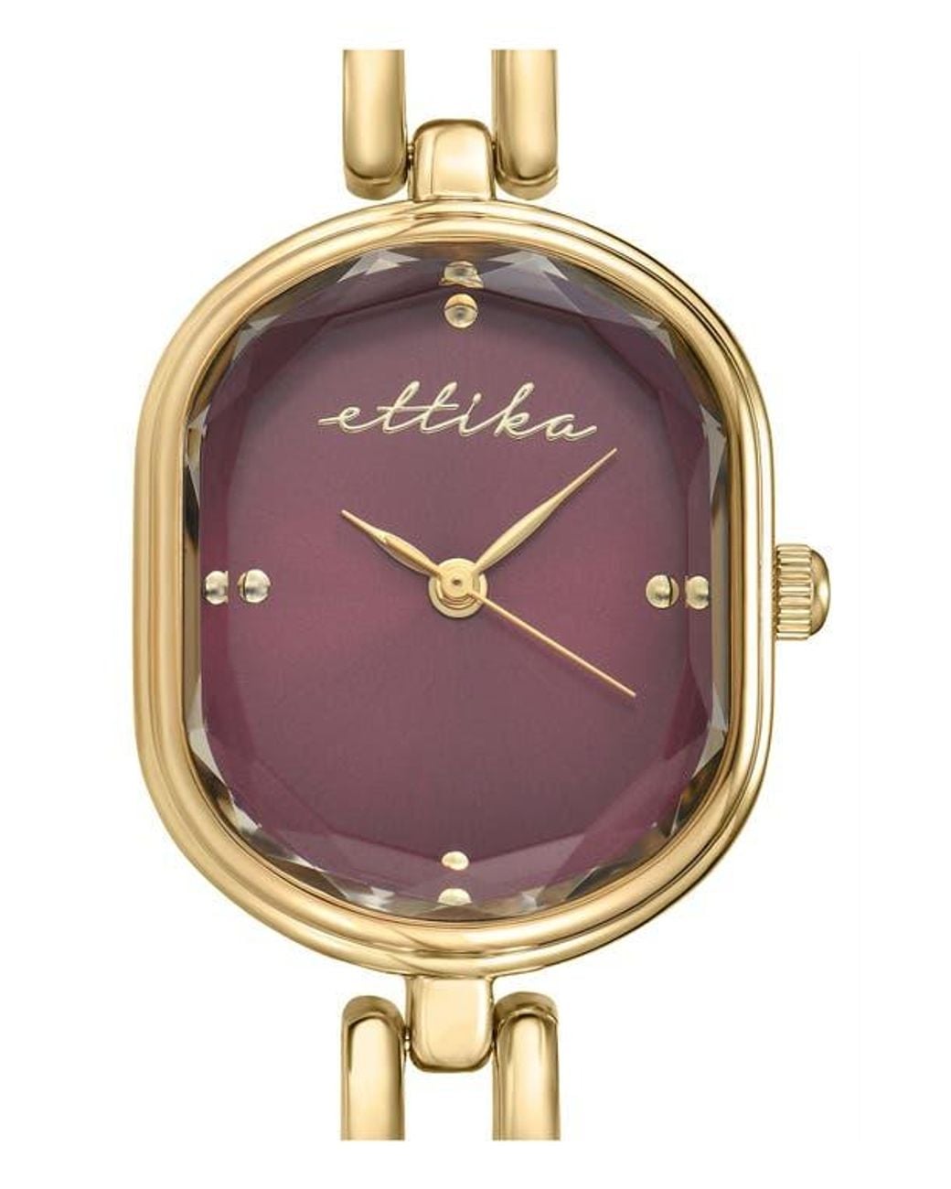 Ettika Metallic Elegant Link Bracelet Watch