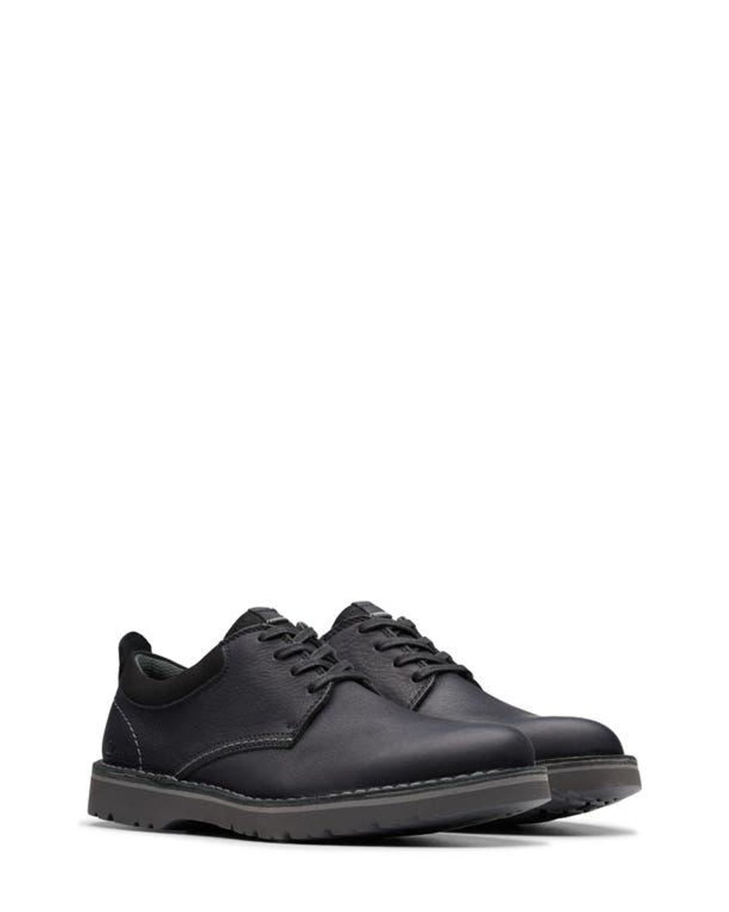 Clarks Black Eastridge Plain Toe Derby for men