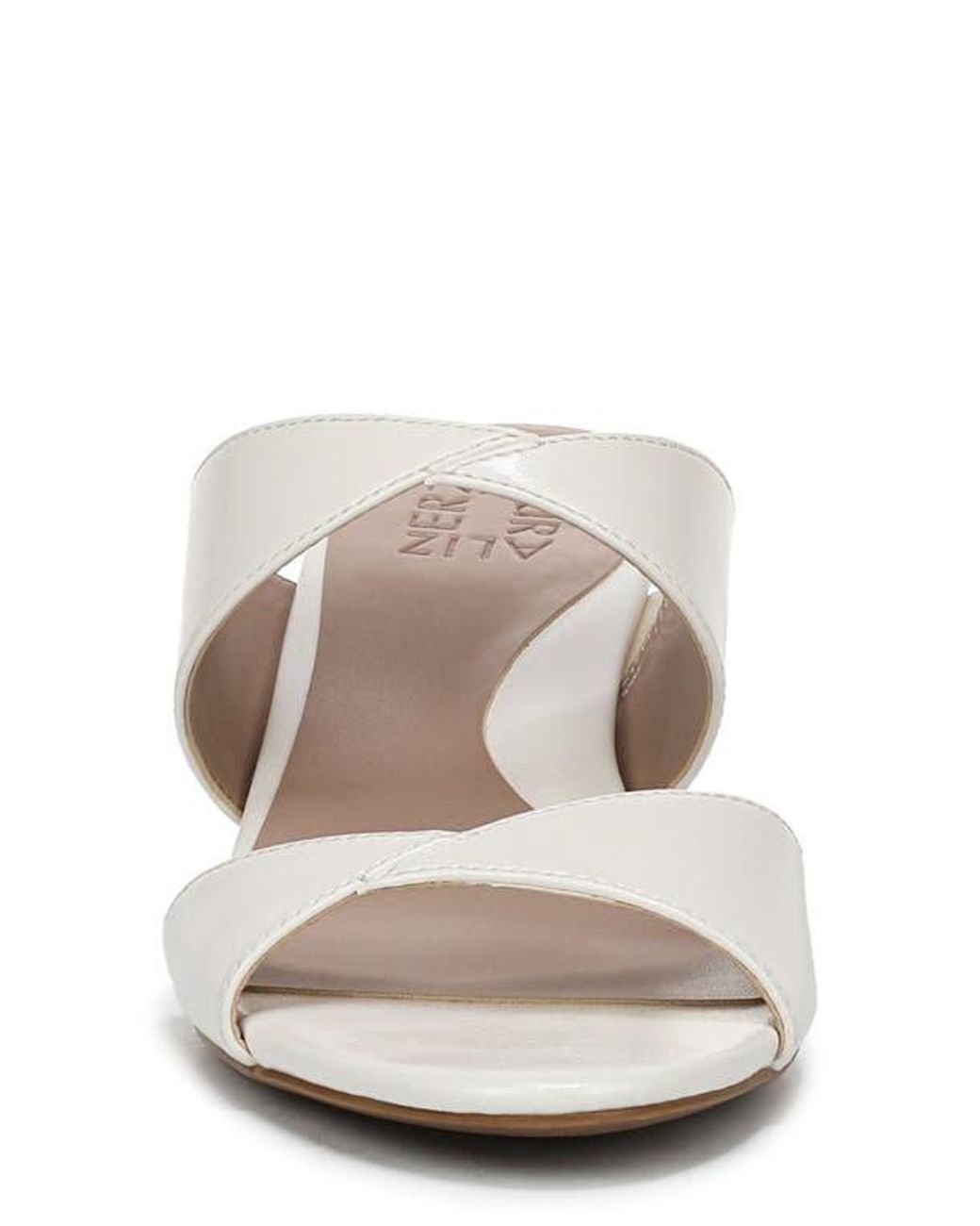 Naturalizer White Nessa Slide Sandal