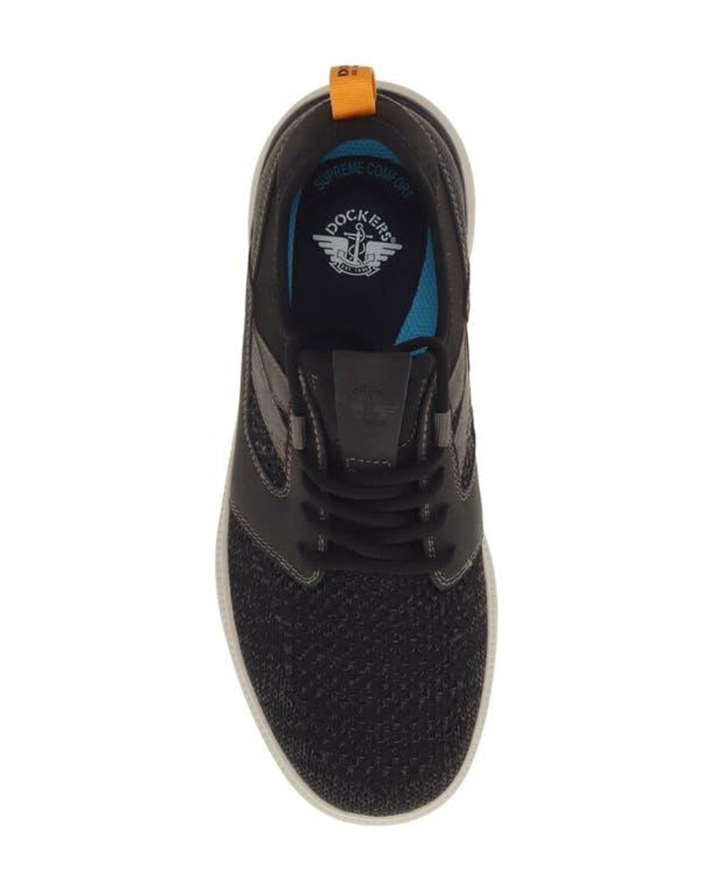 Dockers Black Adan Mesh Athletic Sneaker for men