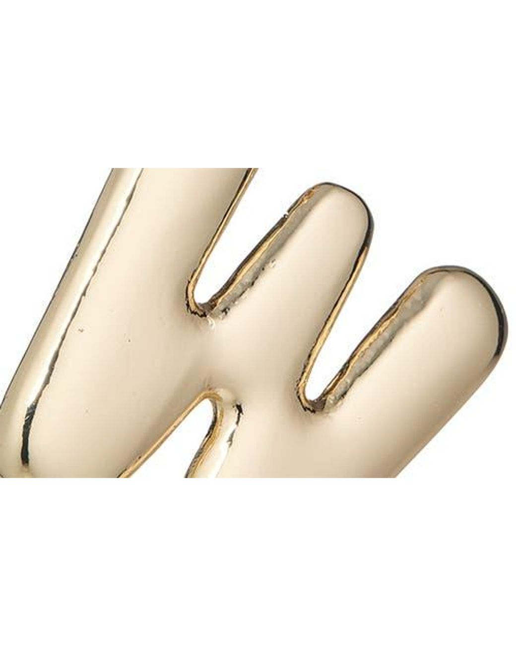 Leith Metallic Bubble Initial Bag Charm