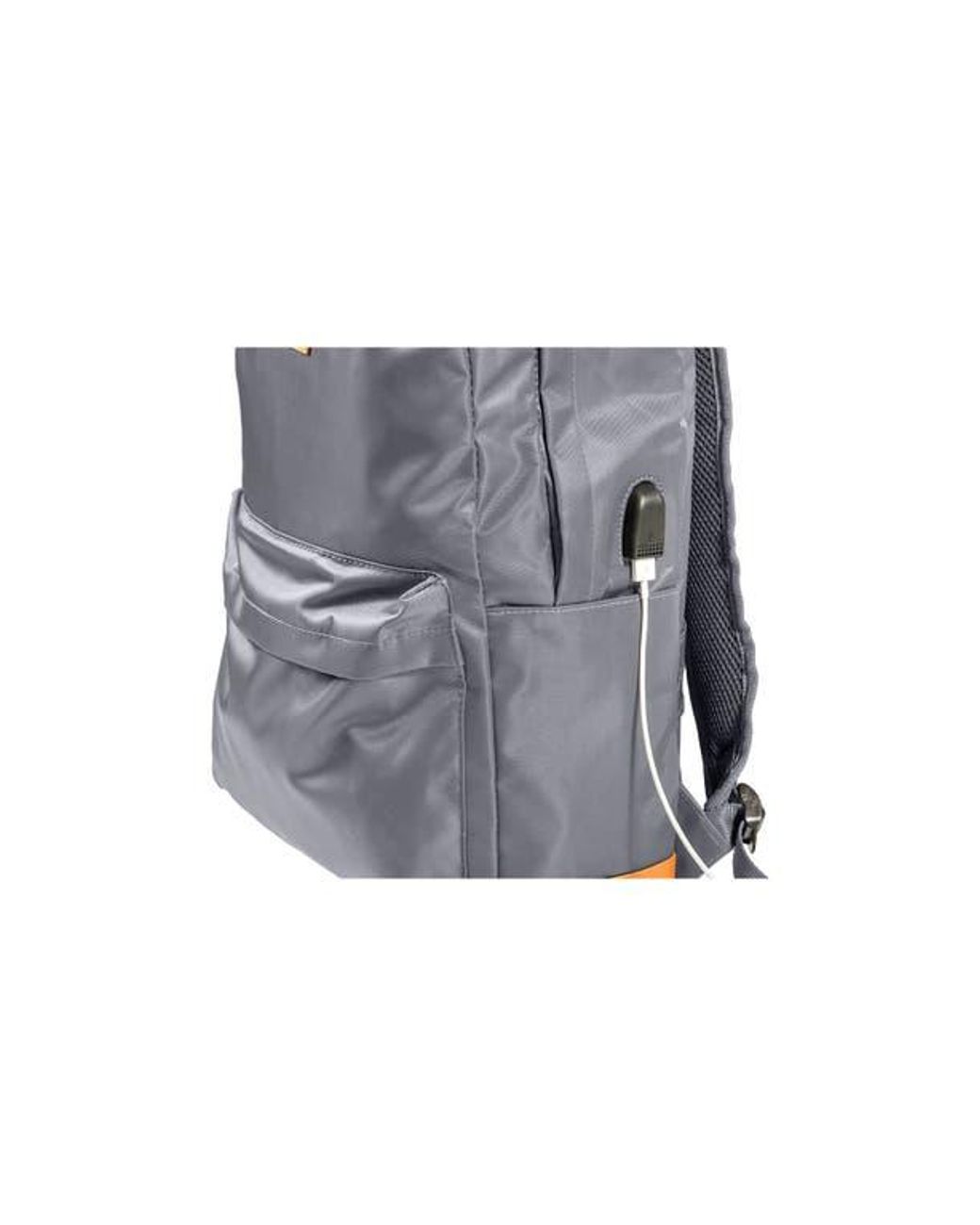 CHAMPS Gray Water Resistant Nylon Backpack for men