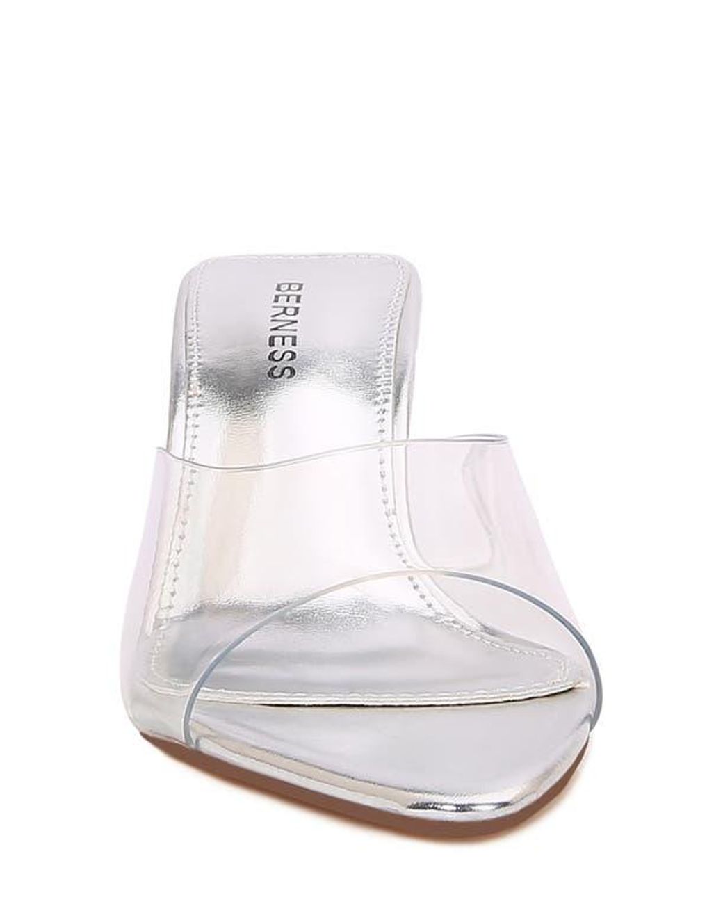 BERNESS White Cana Clear Sandal