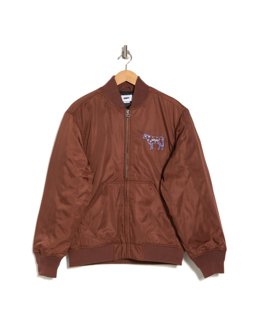 Obey suede deals bomber