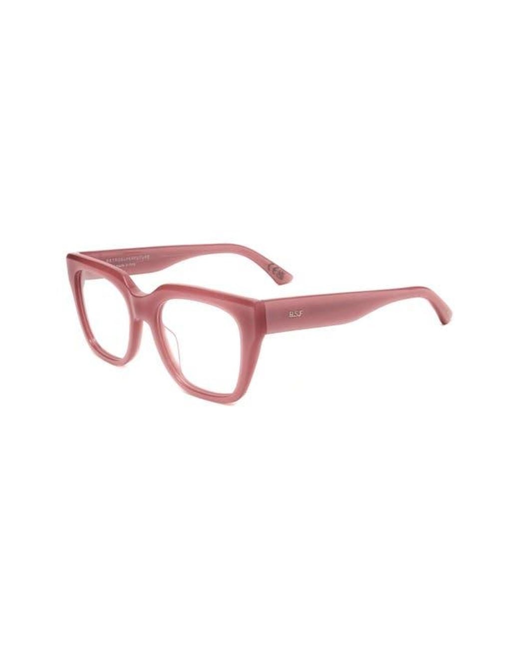 Retrosuperfuture Pink 50Mm Rectangular Reading Glasses