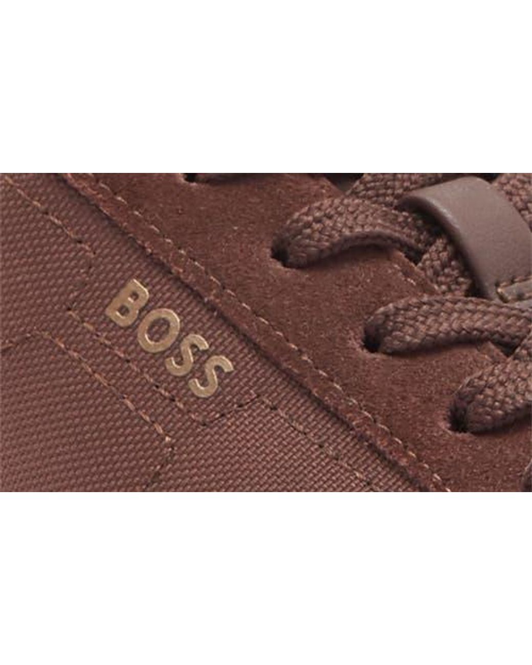 Boss Brown Titanium Low Top Sneaker for men