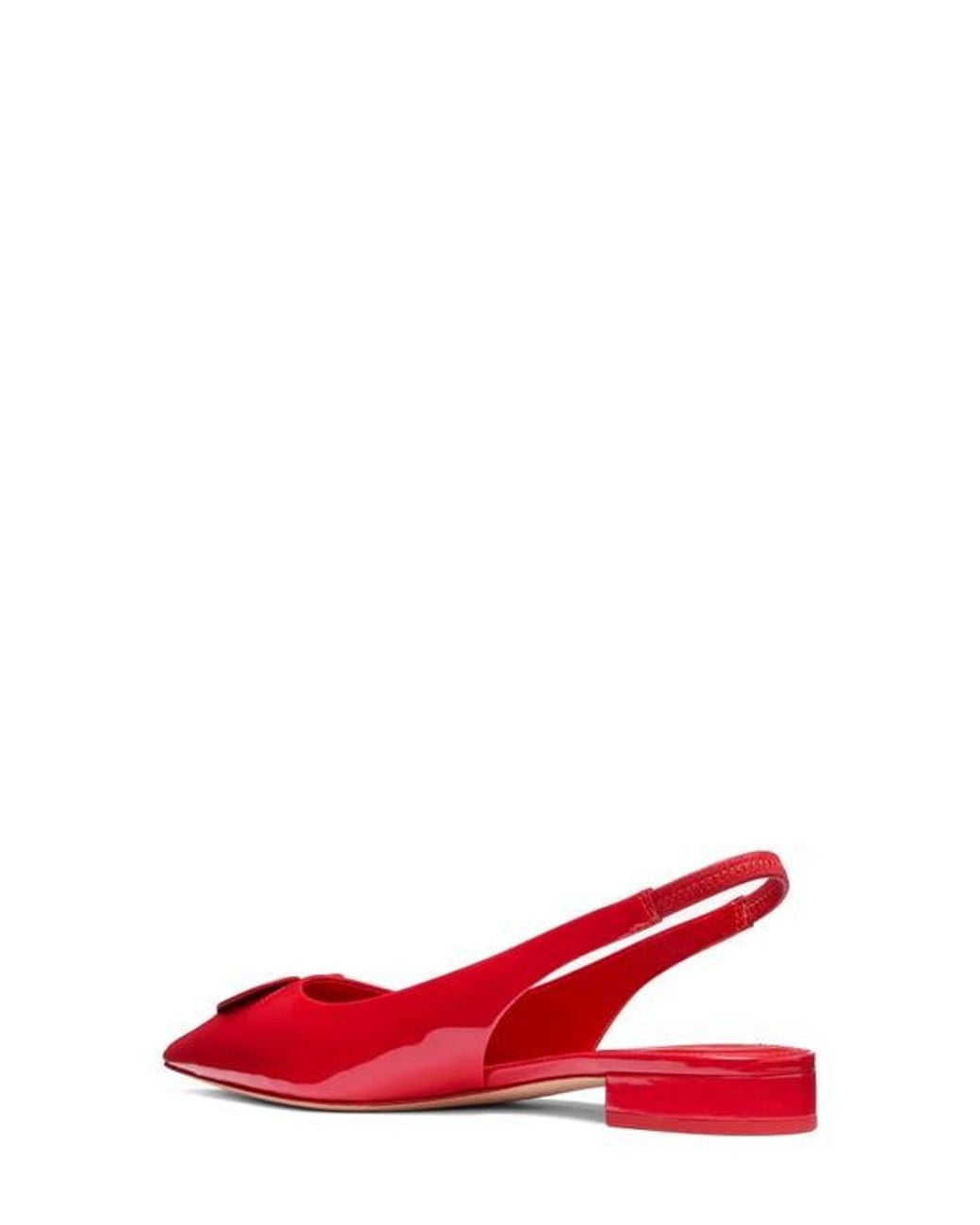 Kate Spade Red Lover Slingback Pointed Toe Flat