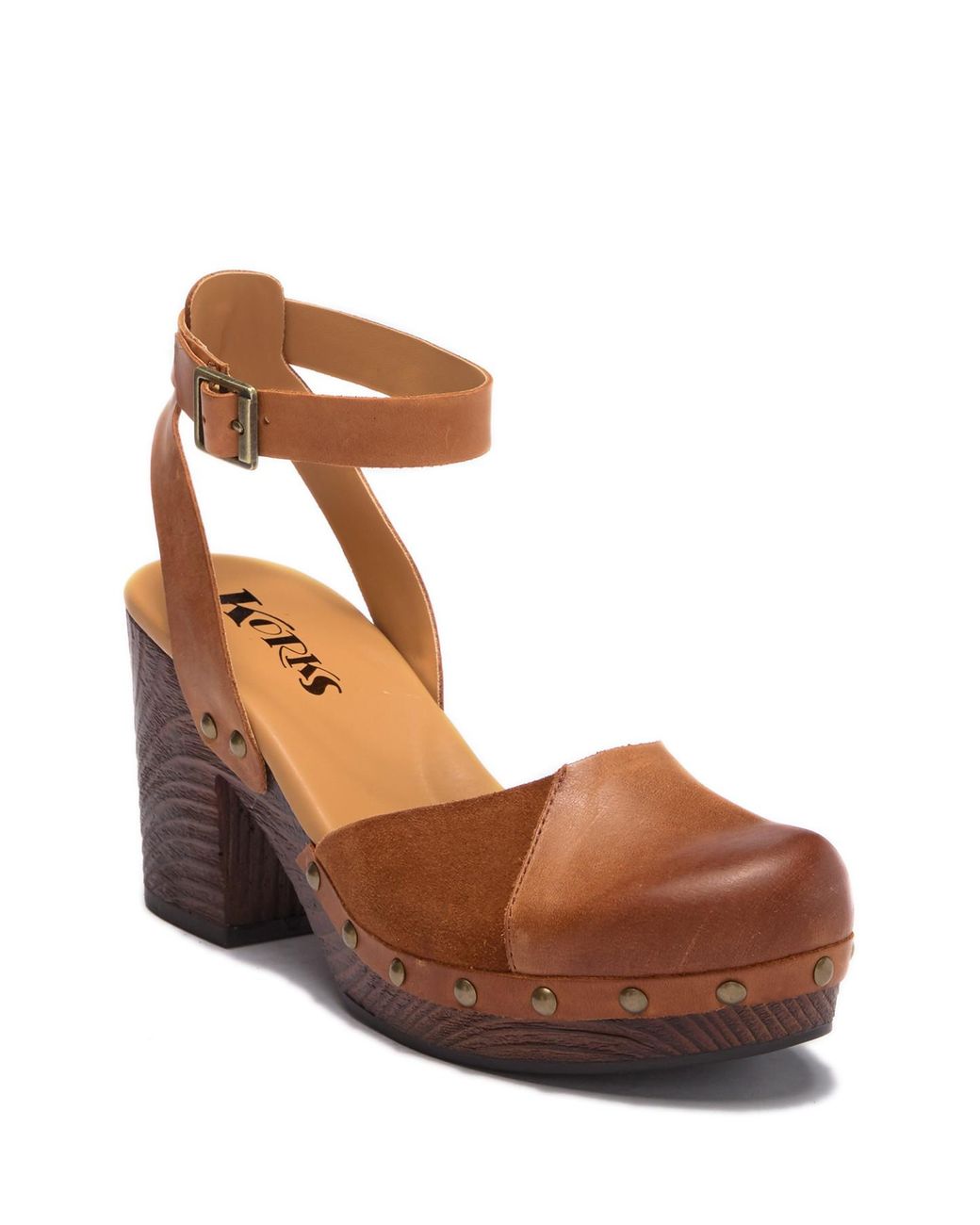 KorkEase Meru Platform Clog in Brown Lyst