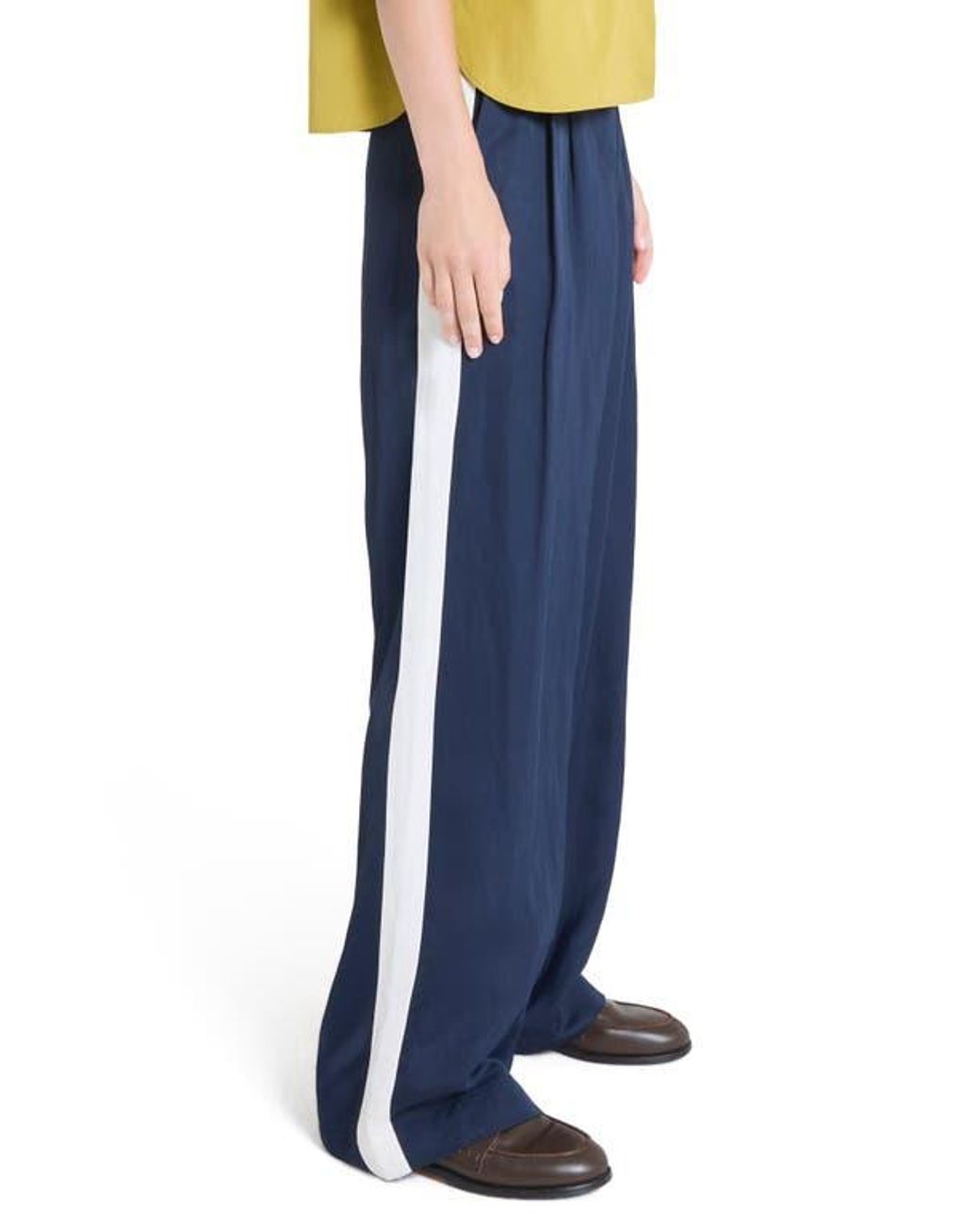Twp Blue Sulli Side Stripe Pants