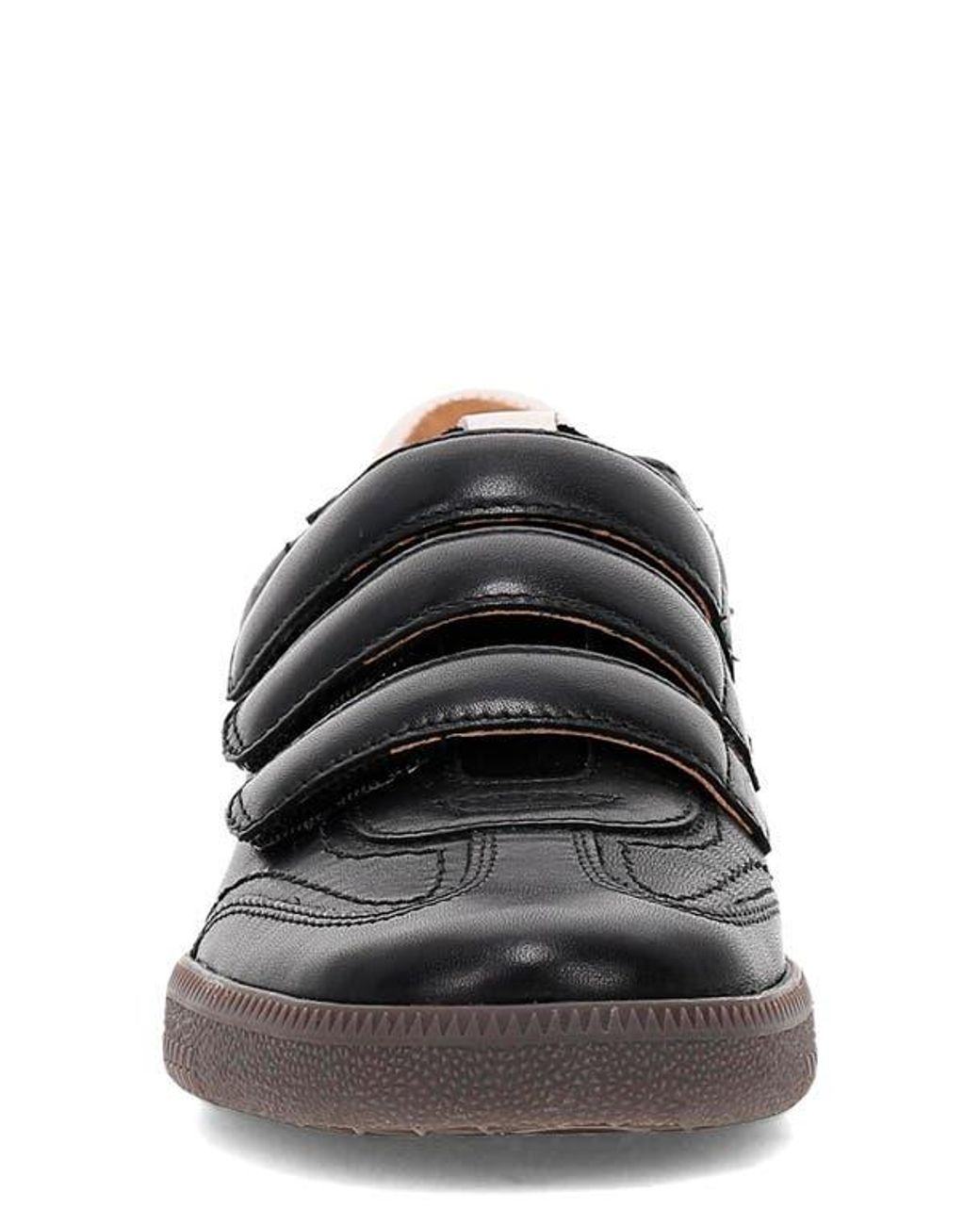 Frye Black Milly 3 Strap Low Top Sneaker