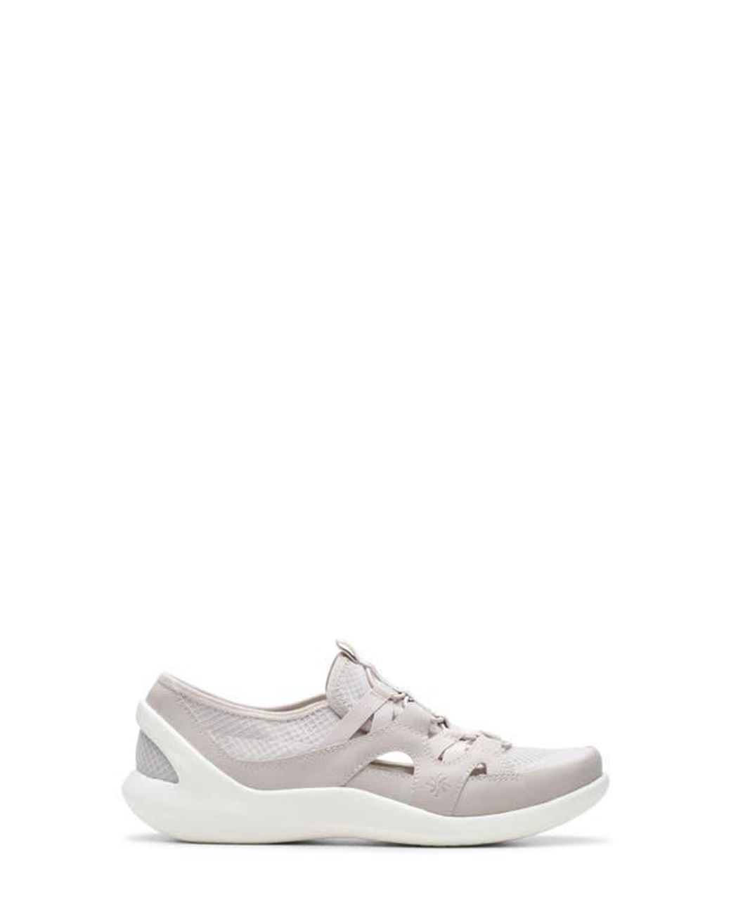 Clarks White Solevana Slip-On Sneaker