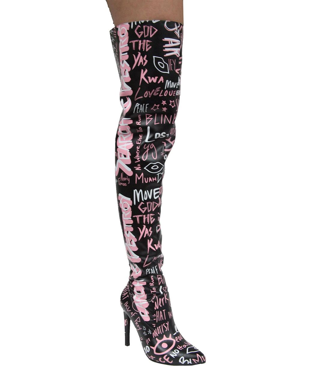 Cape Robbin Gigi Graffiti Thigh High 