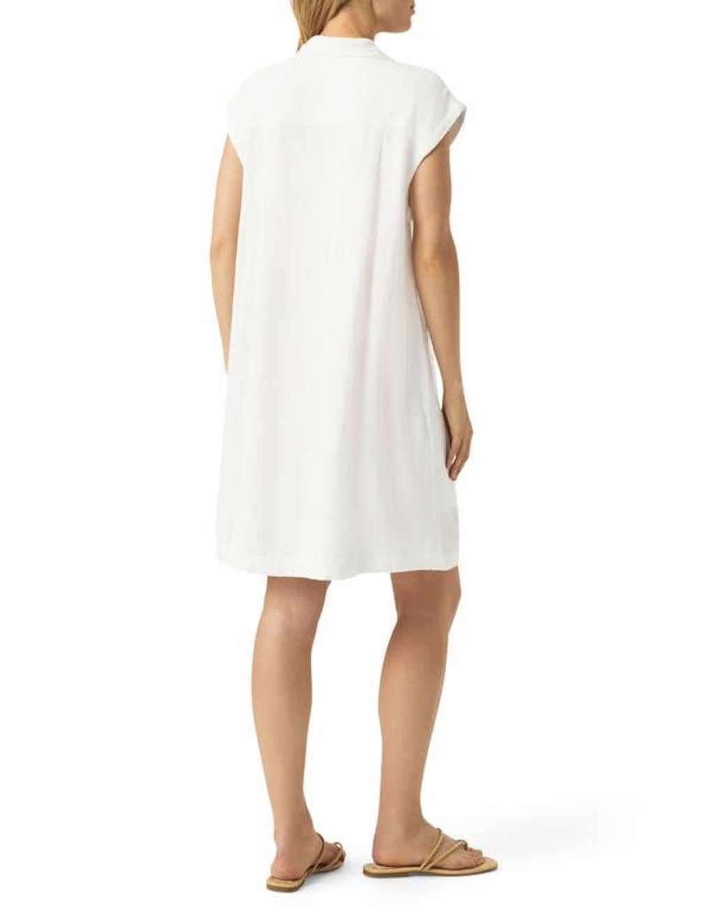 Splendid White Wren Shift Minidress