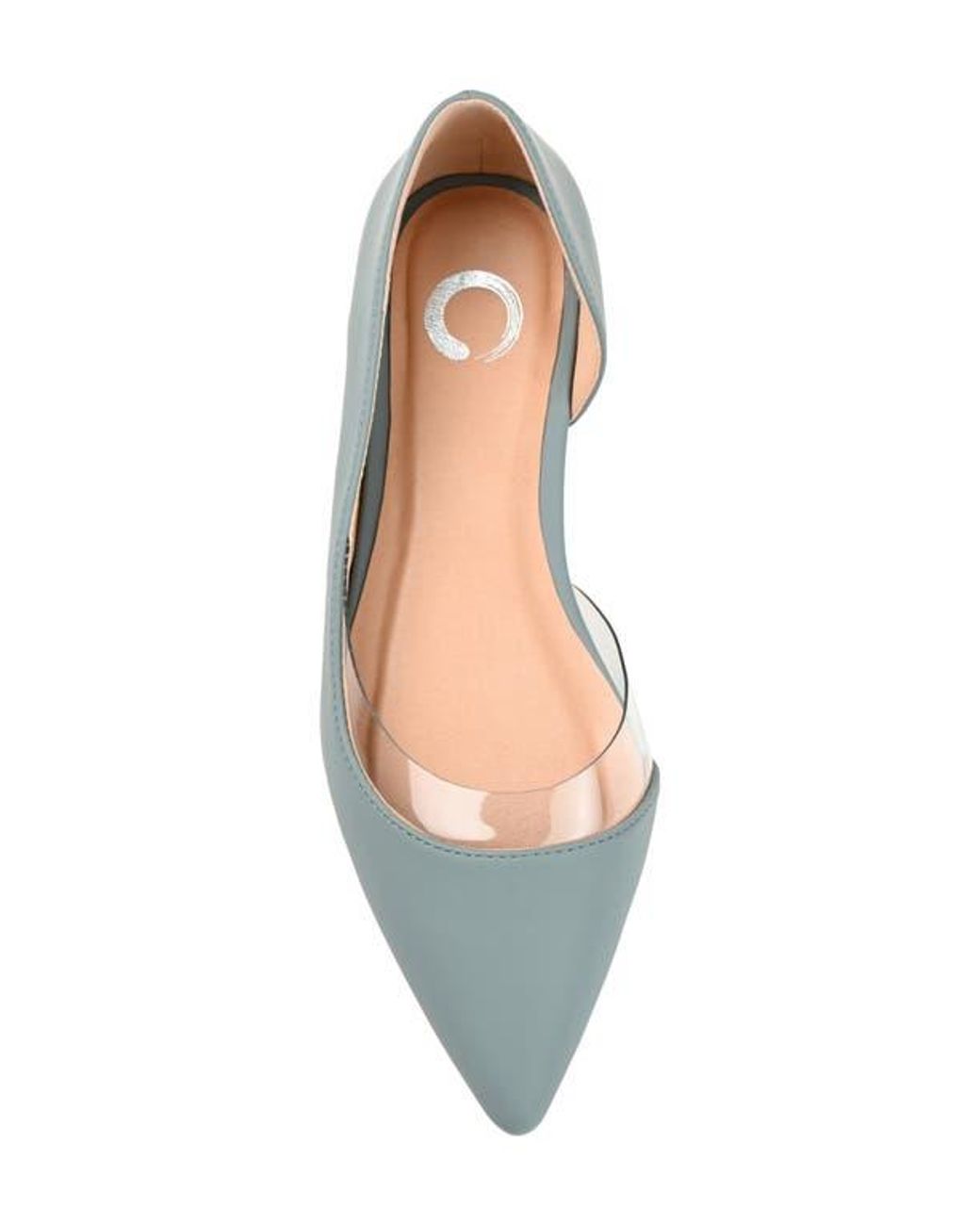 Journee Collection Blue Mikki Pointed Toe Flat