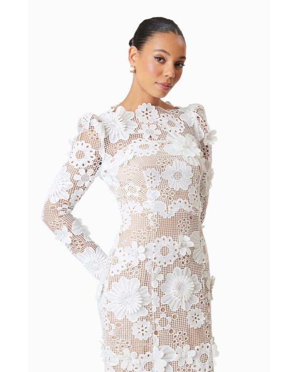 chinese dress ladies Leonie Floral Lace Maxi Dress main image 0