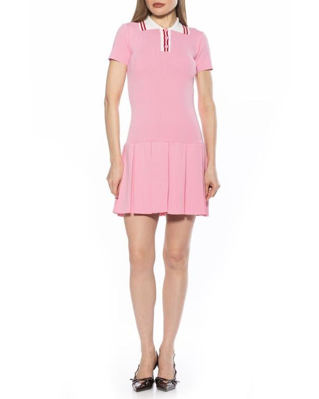 Alexia Admor Rory A-Line Polo Dress in Pink | Lyst Alexia Admor Rory A-Line Polo Dress in Pink | Lyst