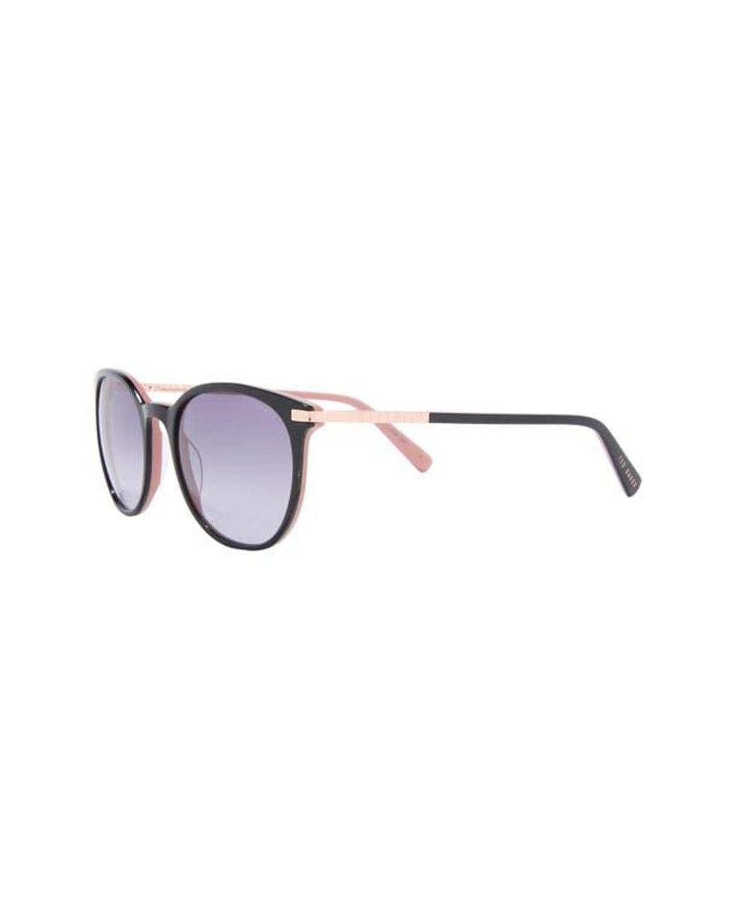 Ted Baker Black 53Mm Round Sunglasses