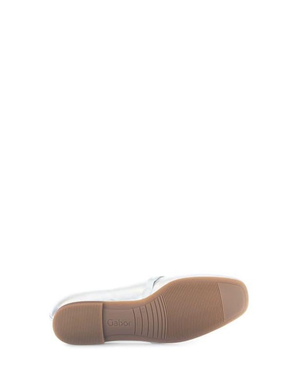 Gabor White Crystal Mary Jane Flat