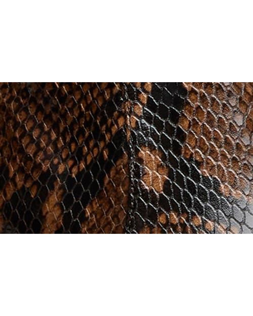 Stuart Weitzman Brown Maeve Snakeskin Embossed Bootie