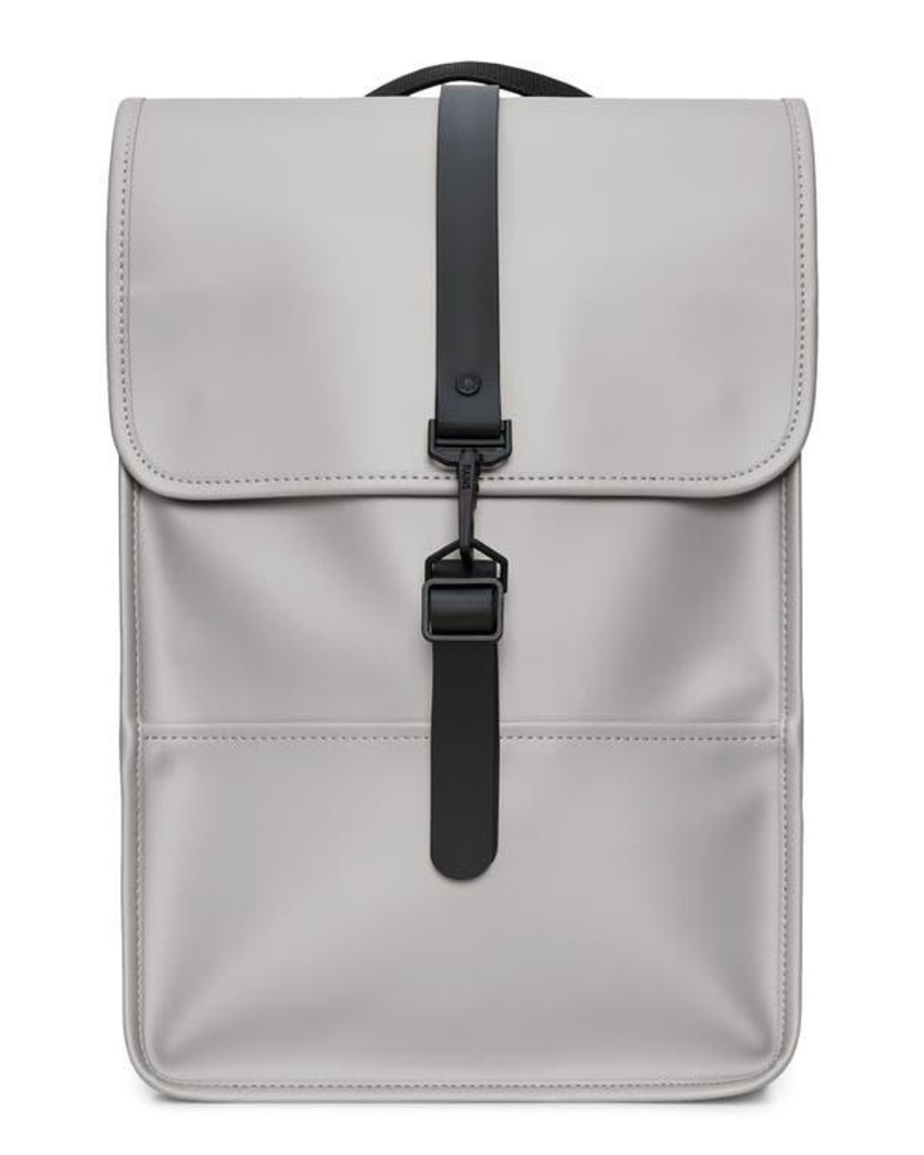 Rains Gray Mini Waterproof Backpack for men