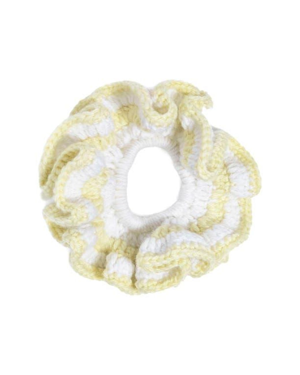 Kitsch Metallic Crochet Scrunchie