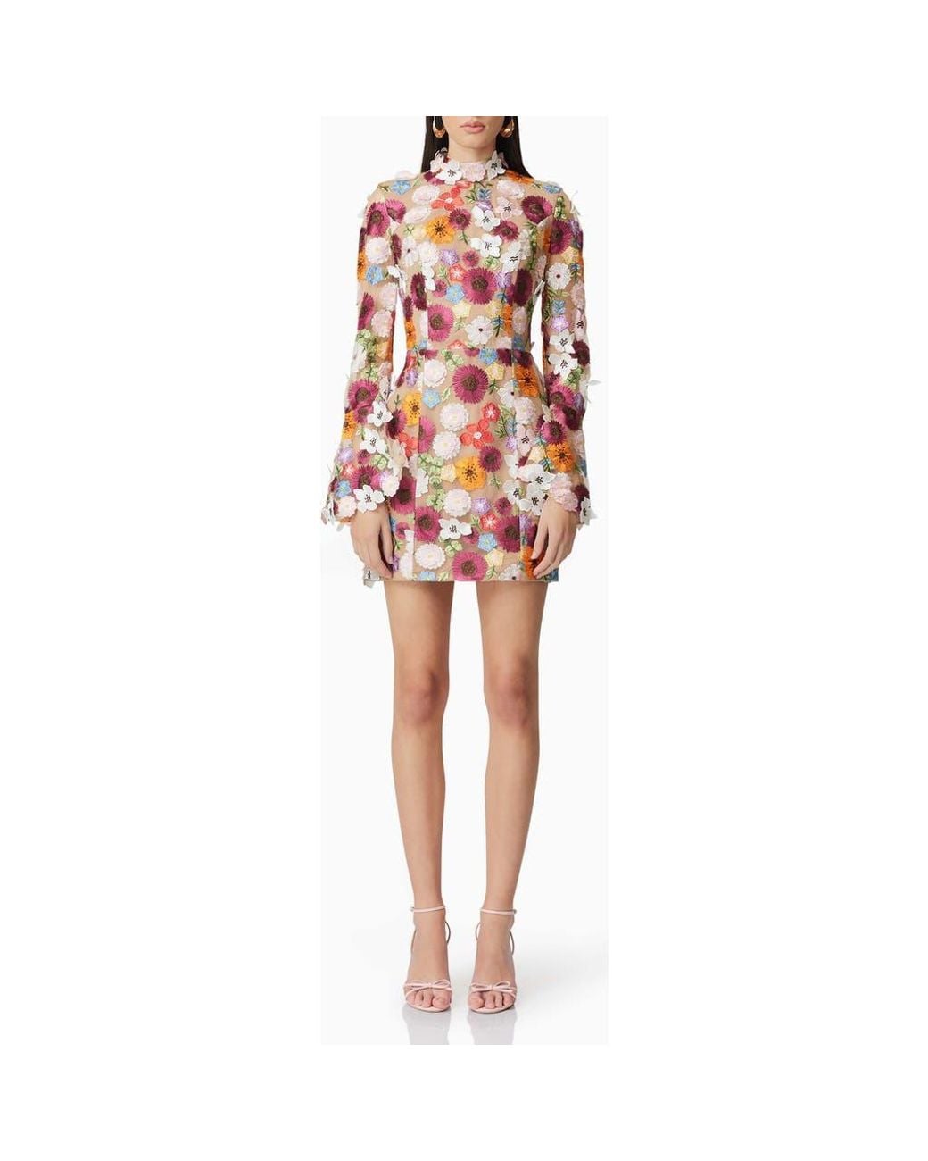 chinese dress ladies AOMEI Women's Pink Floral Applique Peplum Long Pencil Dress Square Neck  Puff Sleeve Fall Evening Wedding Guest Dresses (Small,Pink) at Amazon  Women's Clothing store