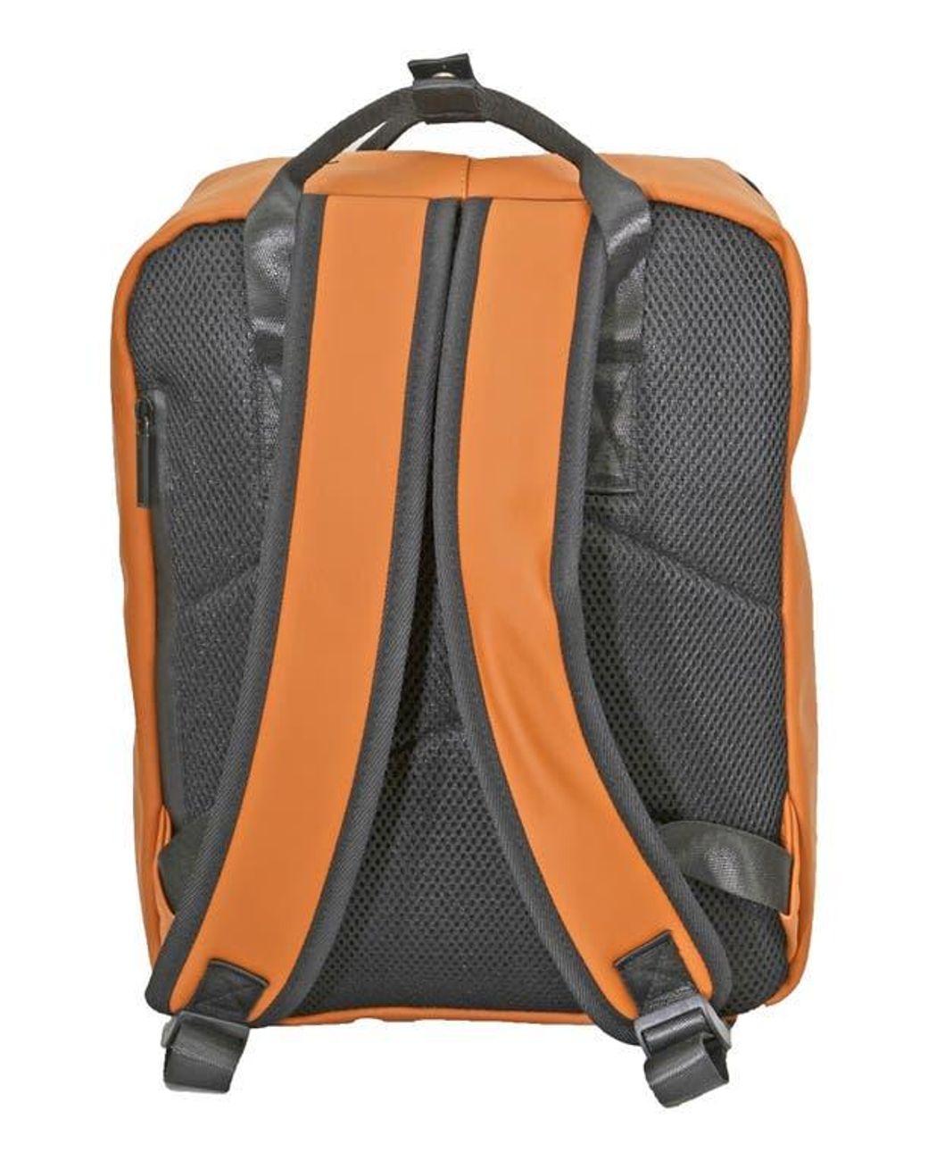 Duchamp Orange Rubberized Computer Backpack for men