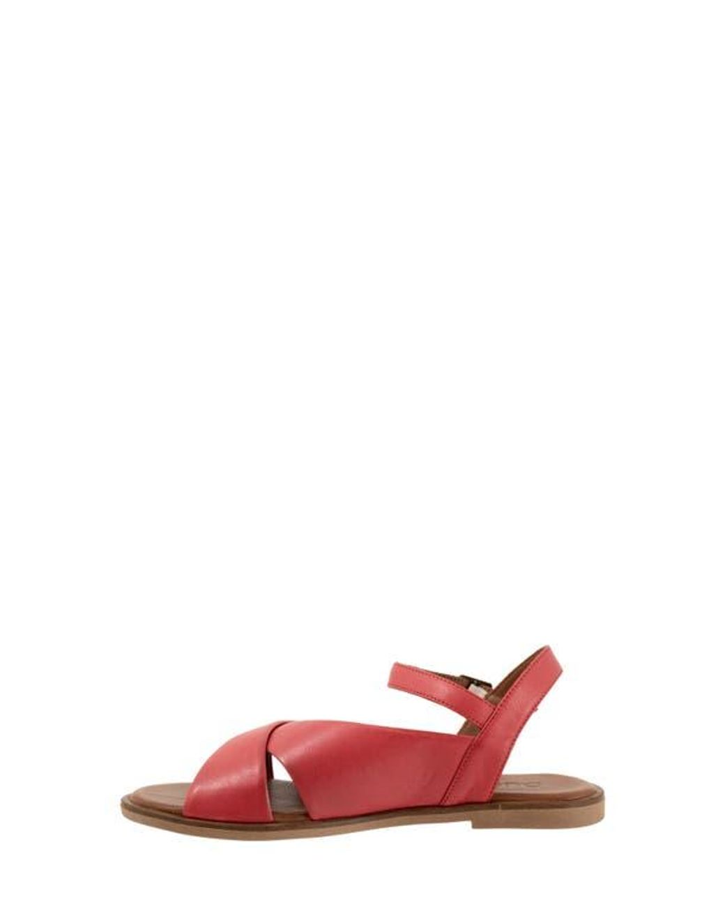 BUENO Red Harmony Ankle Strap Sandal