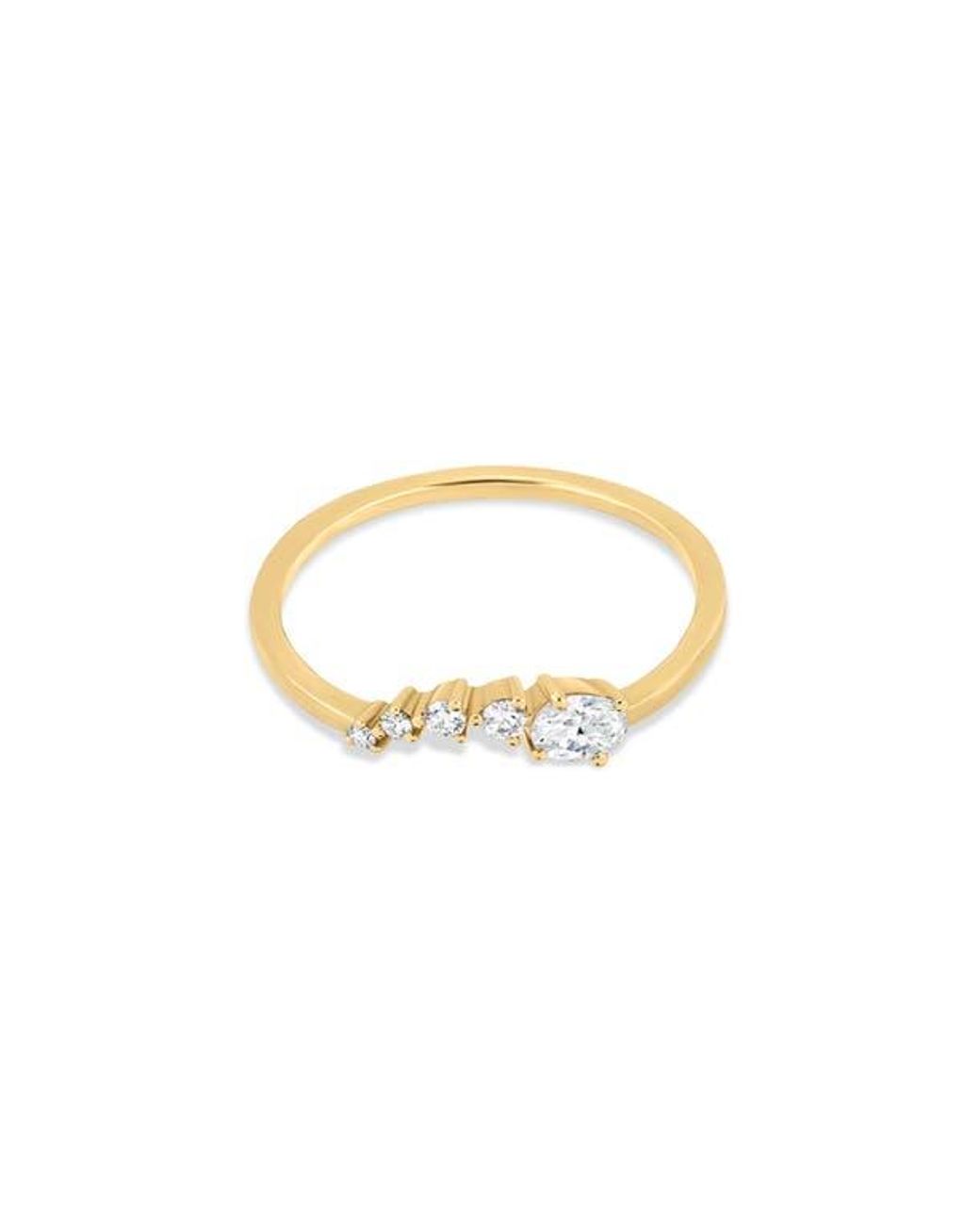 Bony Levy Metallic Liora Diamond Stacking Ring