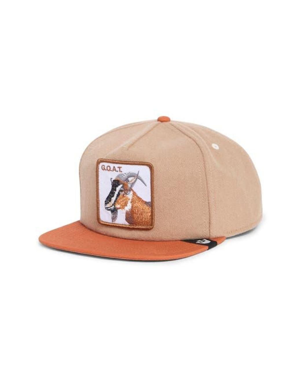 Goorin Bros Brown Alpine Base Goat Patch Baseball Cap for men