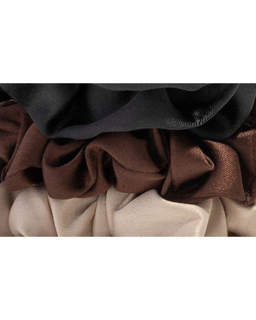 Kitsch Metallic 3-Pack Assorted Rosette Scrunchies
