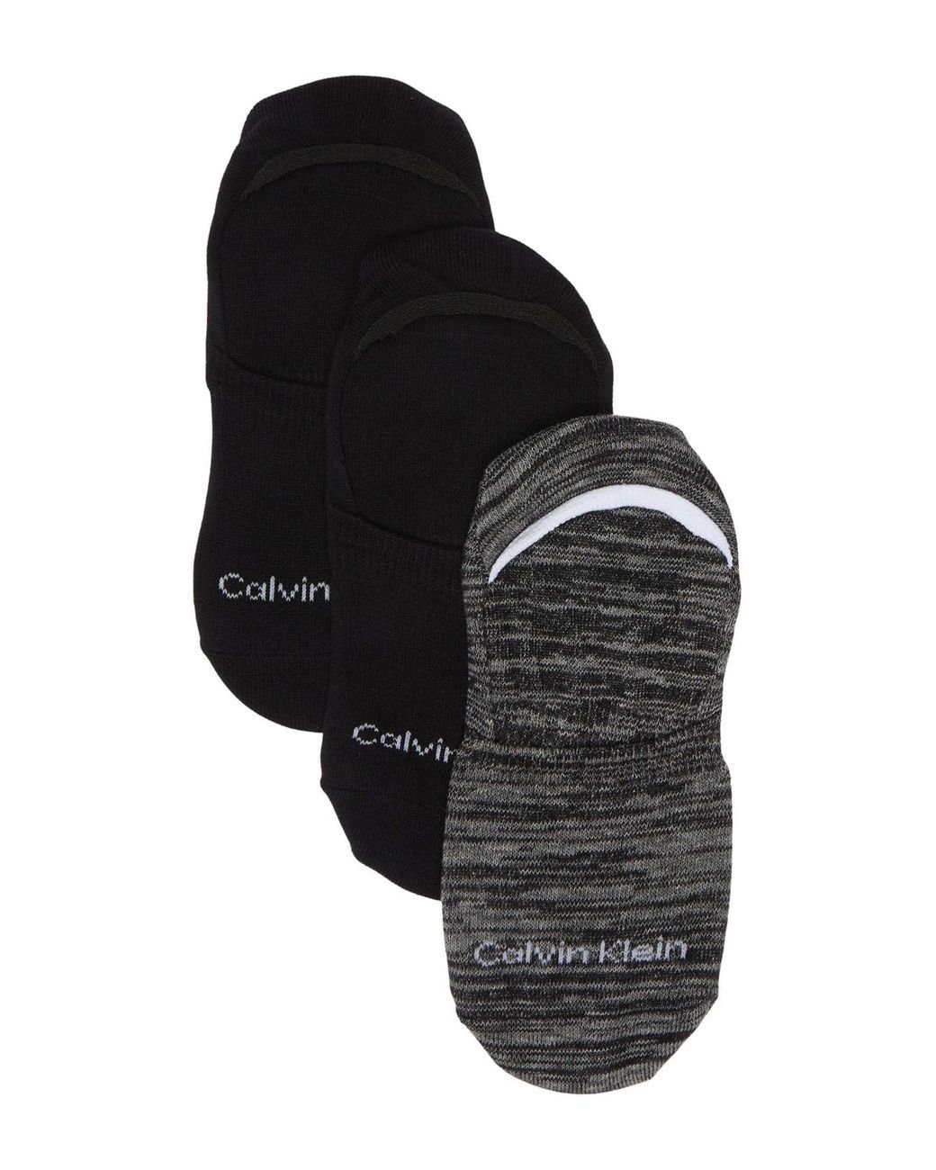 Calvin Klein Womens 5-Pk. No-Show Microfiber Liner Socks 