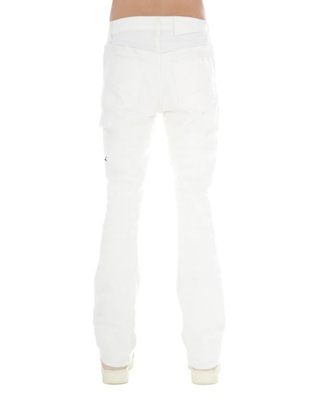 Cult Of Individuality White Mars Bootcut Jeans for men