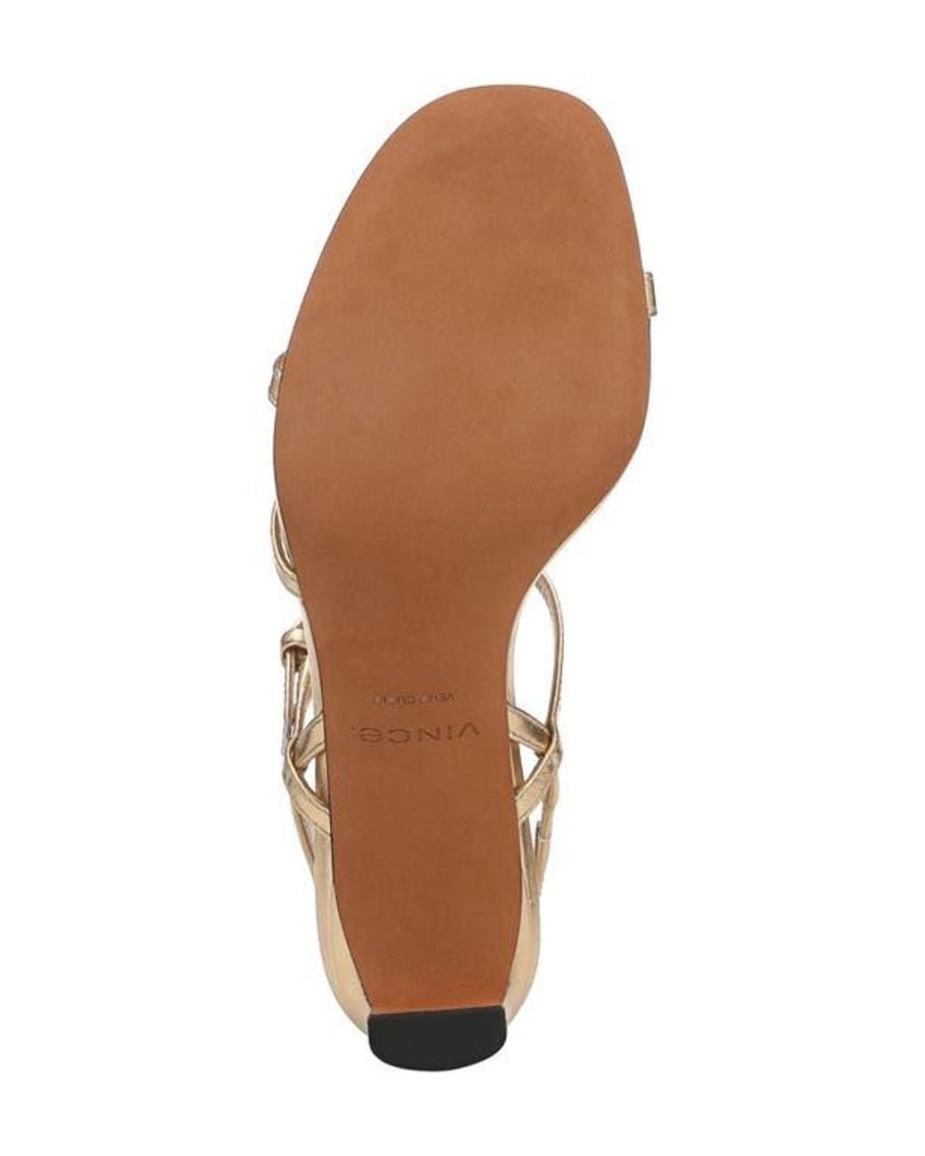 Vince Metallic Marcella Ankle Strap Sandal