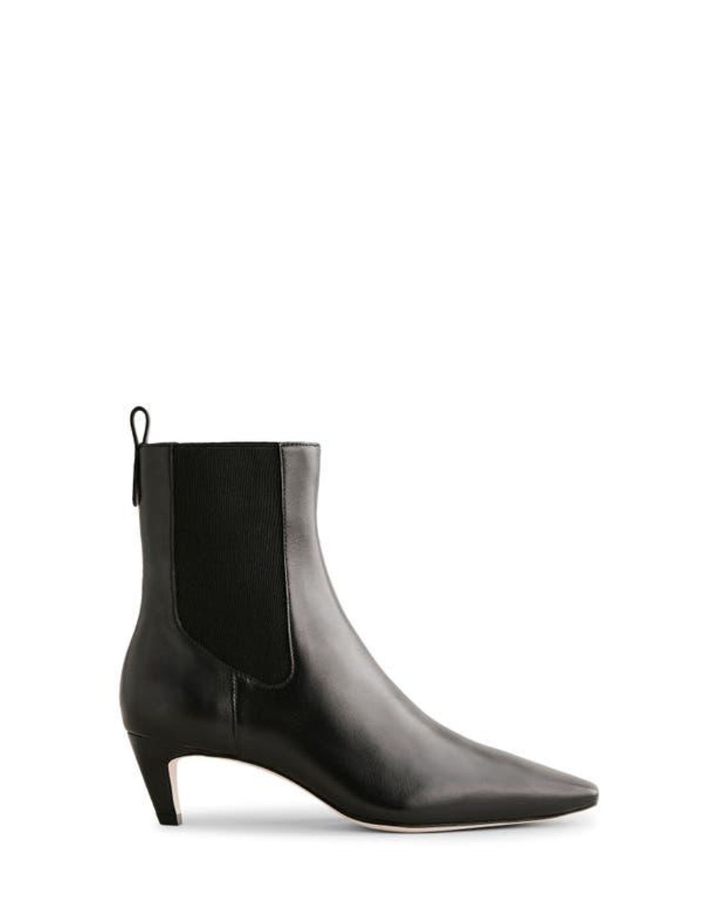 Reformation Black Roberta Chelsea Boot