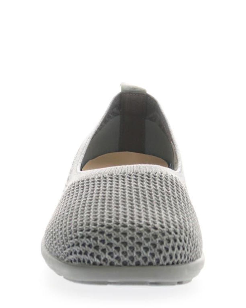Propet Gray Yen Mesh Flat