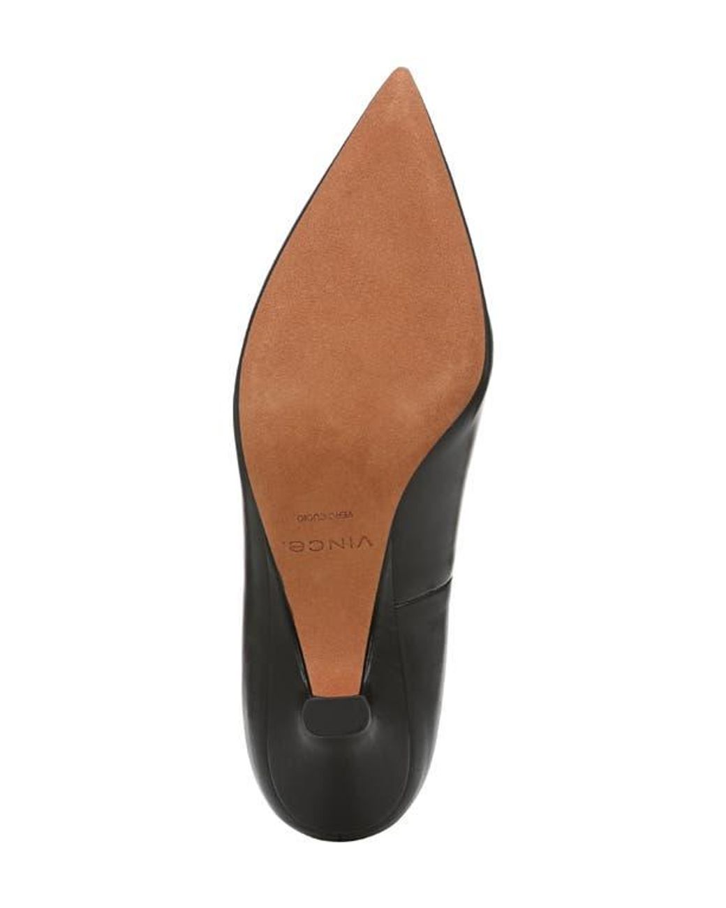 Vince Black Livia Pointed Toe Pump