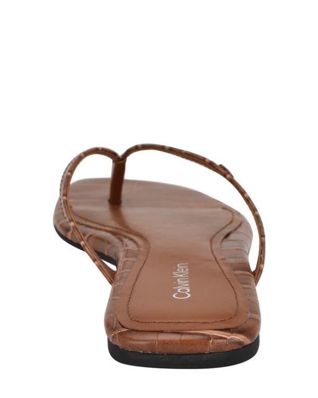 Calvin Klein Brown Stelea Flip Flop