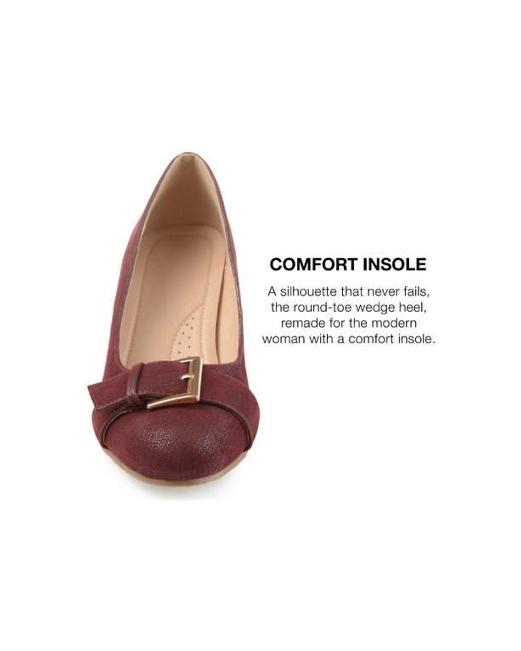 Journee Collection Multicolor Graysn Wedge Pump