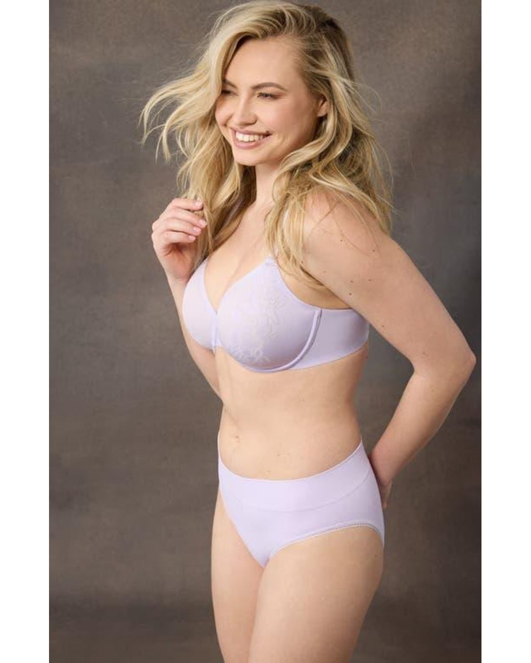 Wacoal Purple Confidence Boost Underwire Bra