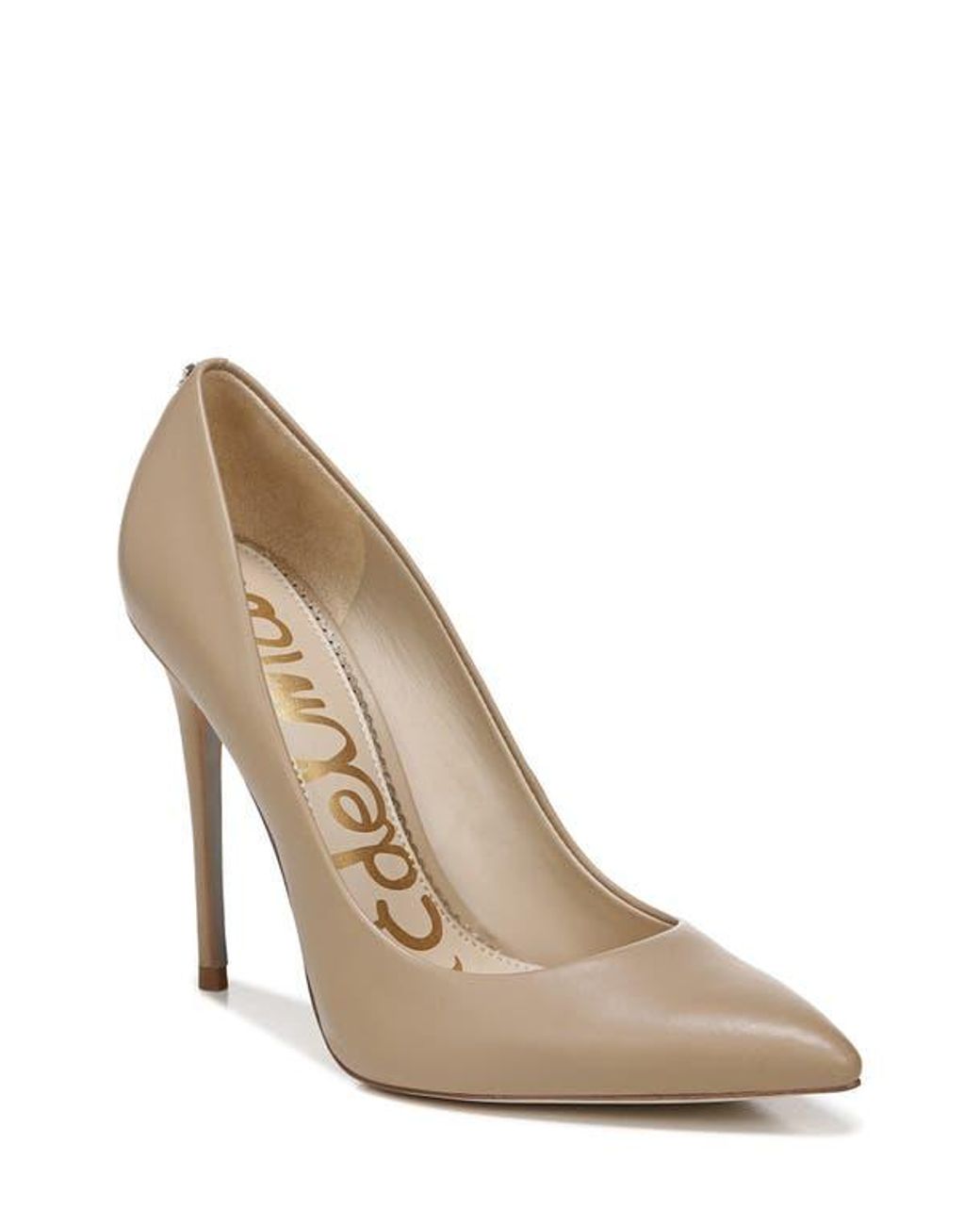 Sam Edelman Danna Pointed Toe Pumps in Natural Lyst